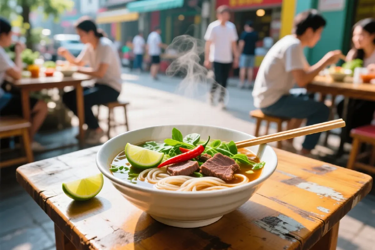 Mô tả phở, bún bò, cơm tấm, bánh xèo để AI vẽ ra đúng món Việt